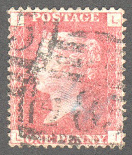 Great Britain Scott 33 Used Plate 189 - LI - Click Image to Close